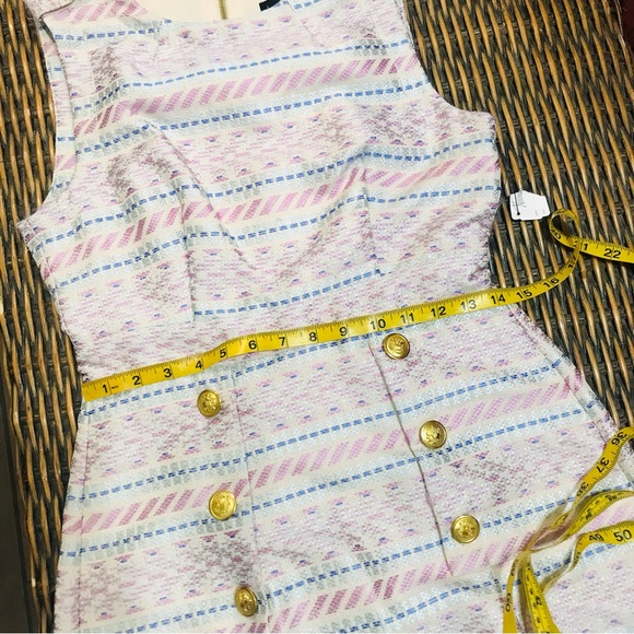 NWT Laundry by Shelli Segal Black Multicolored Tweed Dress Sz 4 - Picture 9 of 12